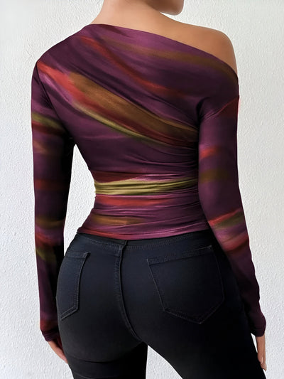 Filomena | Elegantes Casual Langarm-T-Shirt