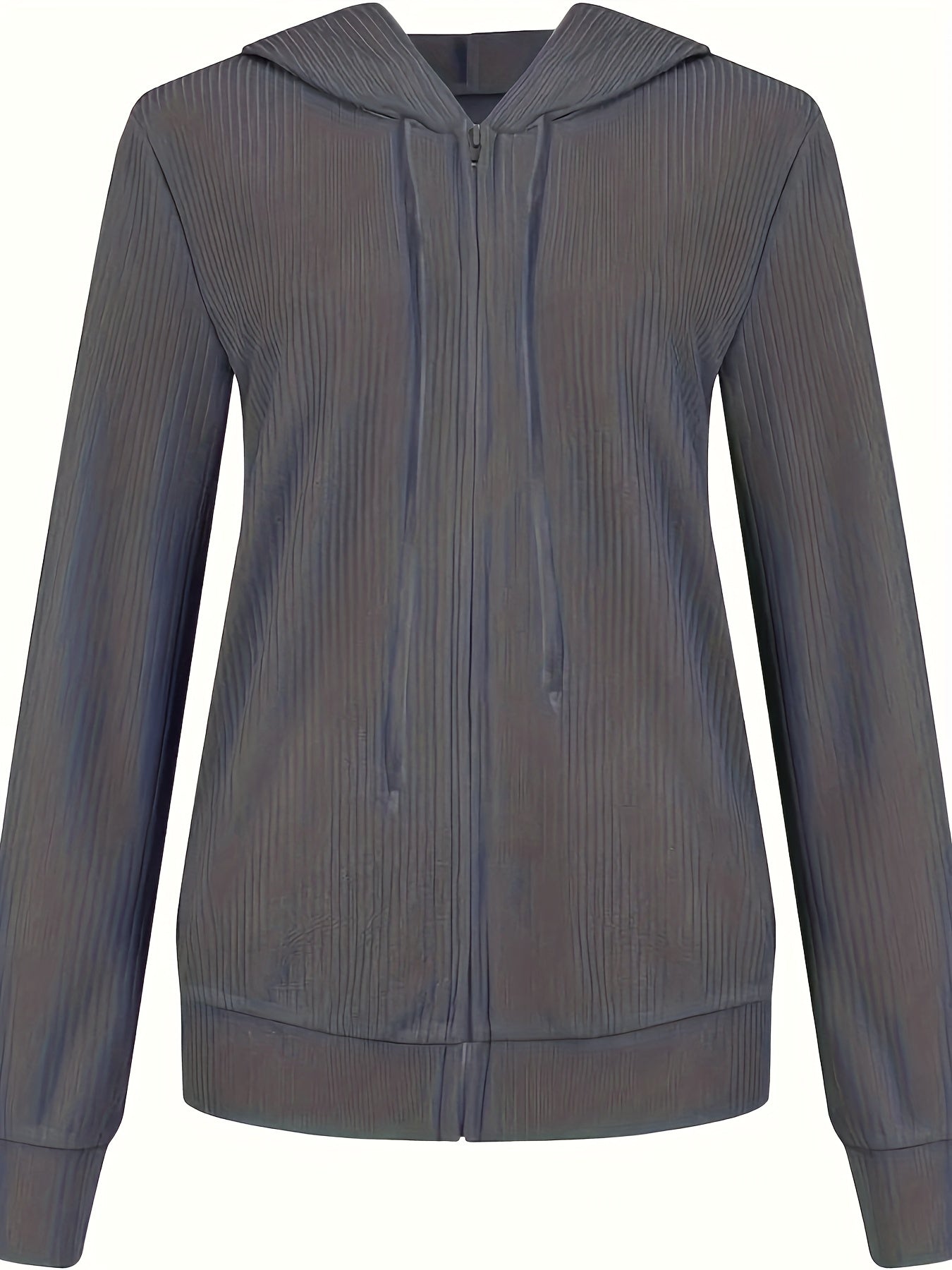 Moira – Langärmelige Kapuzenjacke Mit Reißverschluss Und Kordelzug