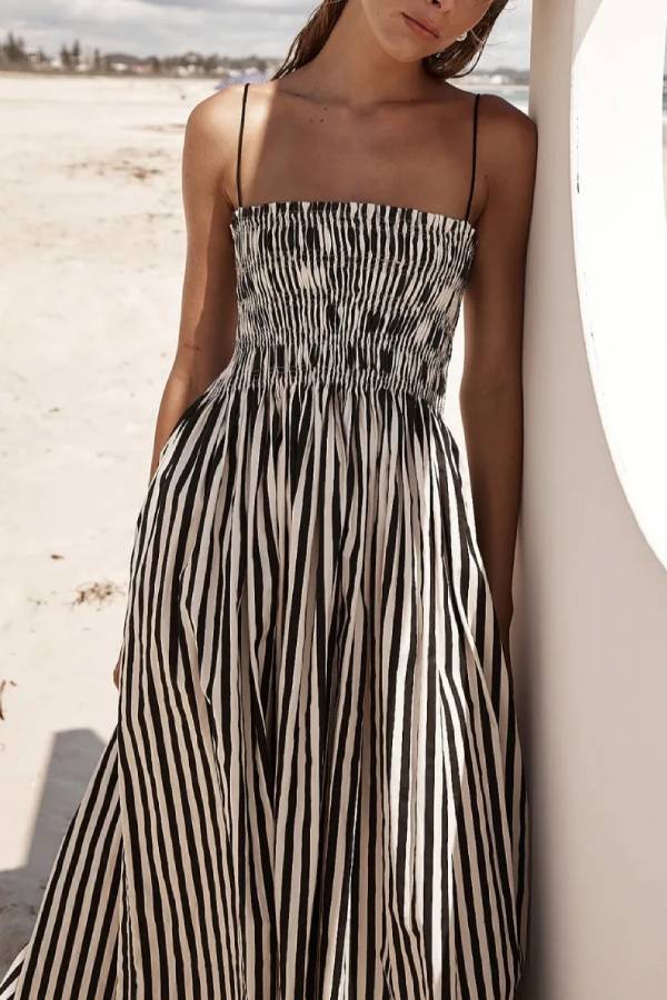 Zoe® | Elegantes Kleid mit Zebrastreifen