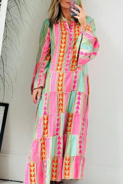 Aída® | Jacquard-Maxikleid