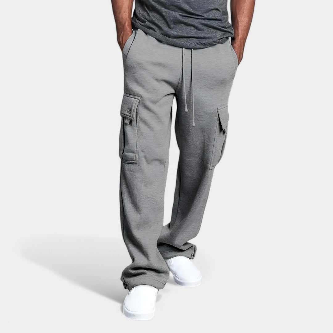 MIRAVO | Lässige Multi-Pocket Jogginghose mit geradem Bein