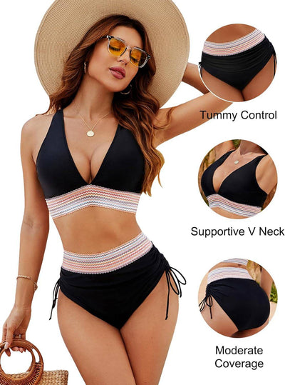 Formende High-Waist Bikinihose – Bauchkontrolle & Komfort