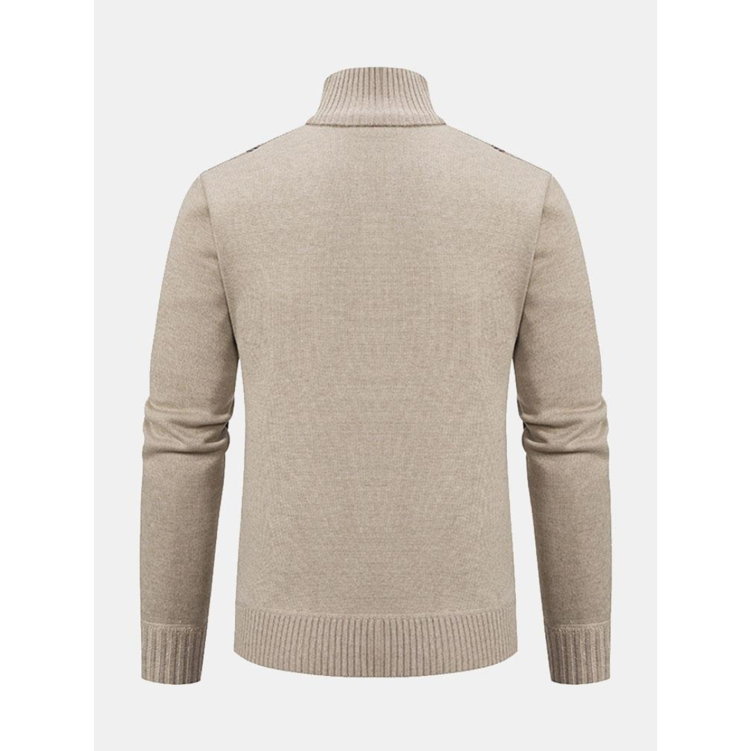 Reißverschluss-Strickjacke für Herren