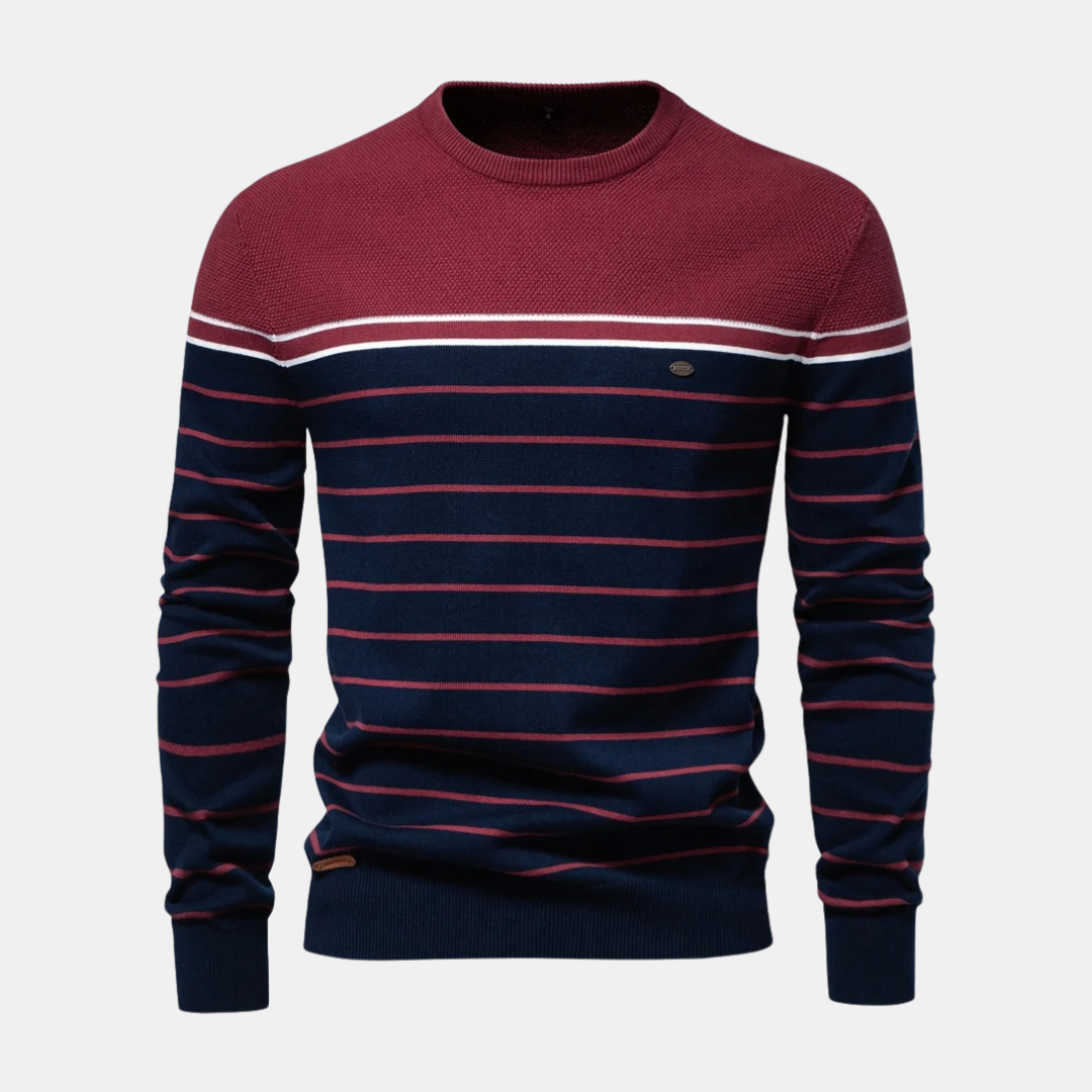 Riviera Freizeitpullover mit Streifen