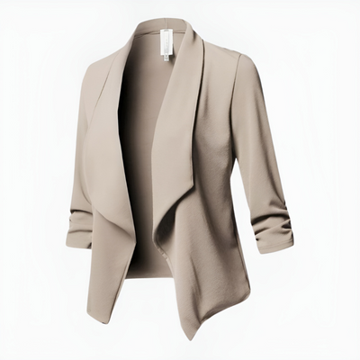 Offener Drapierter Blazer für Damen