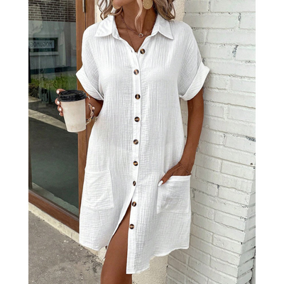 Button-Down Kleid für Damen