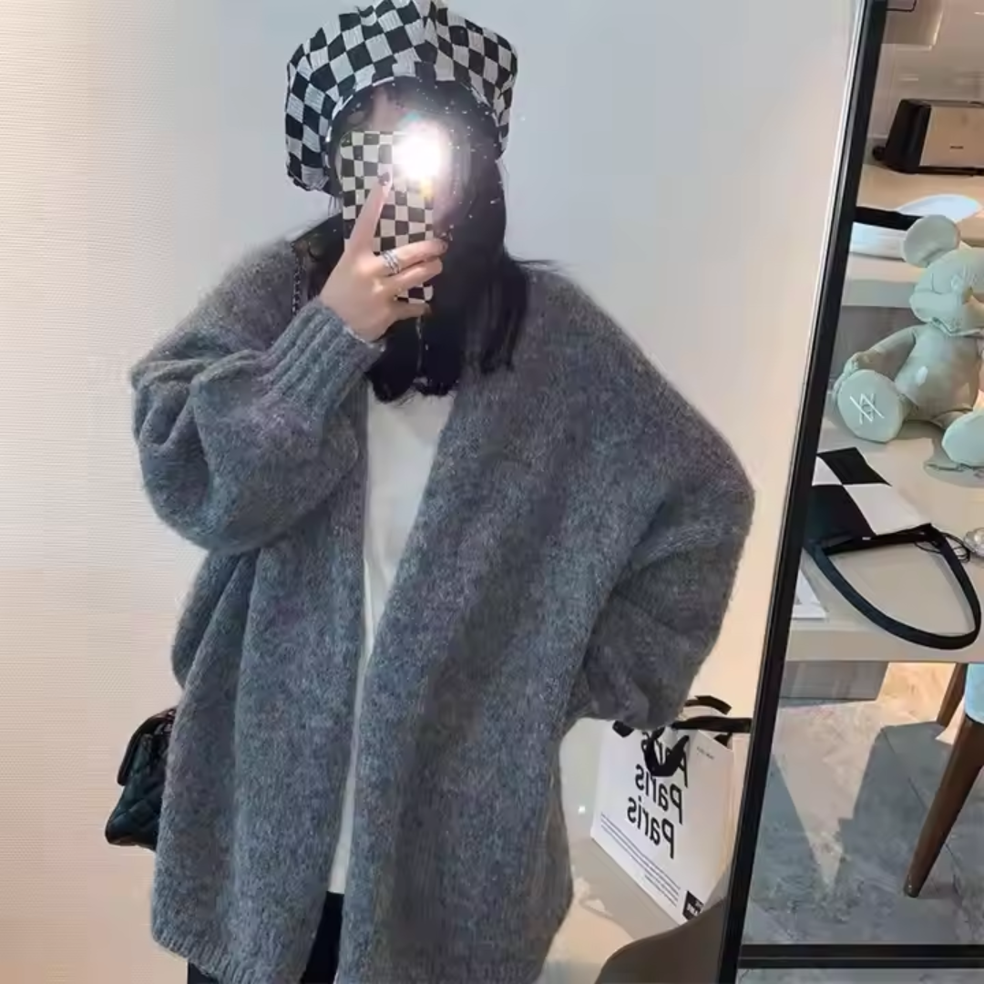 Oversized Strickjacke für Damen