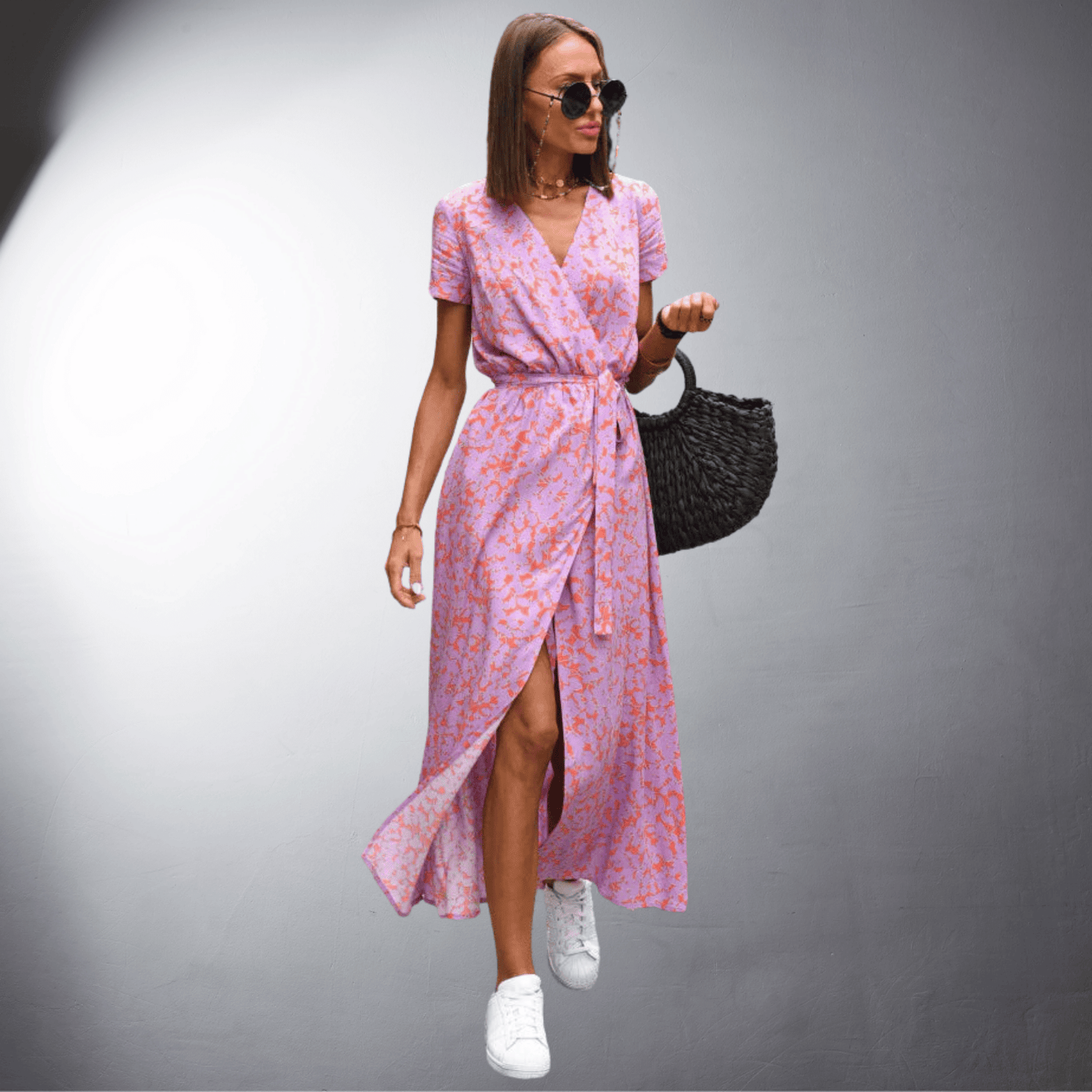 Ketty | Handgemachtes Wickelkleid aus hochwertigem Material