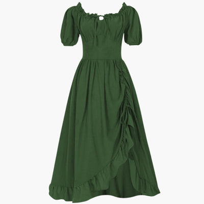 Oktoberfest Dirndl Kleid 2025 mit Rüschen für Damen