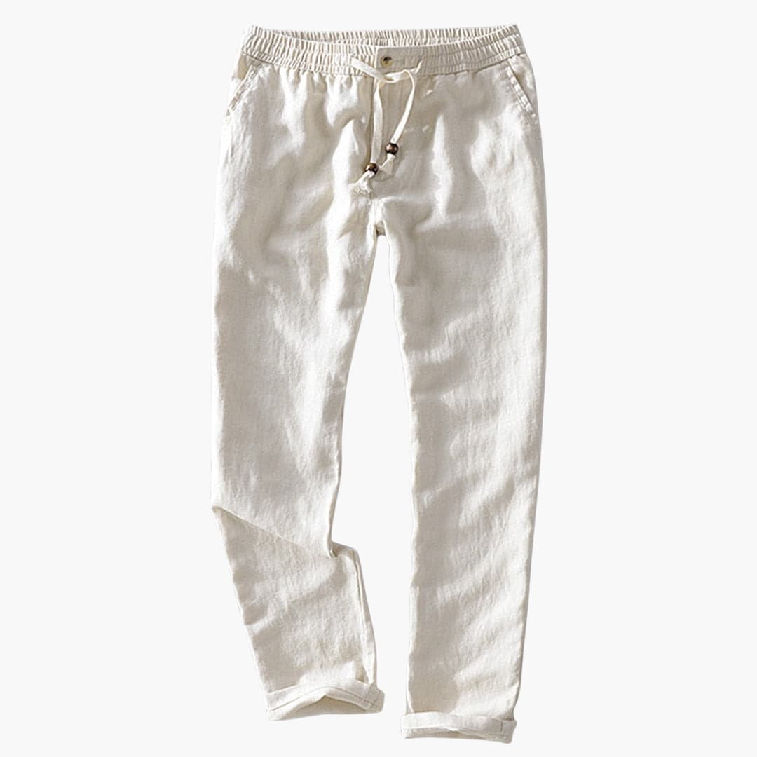 Herren Sommerhose mit elastischem Bund und Kordelzug