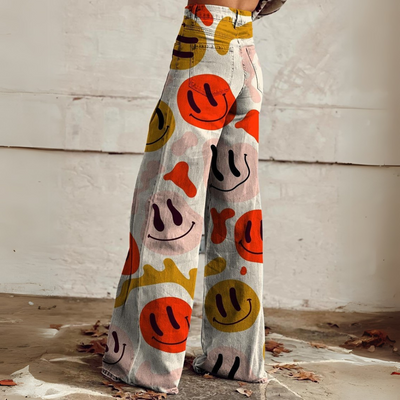 Auffällige Weite Hose für Damen