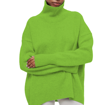 Pullover mit hohem Kragen für Damen