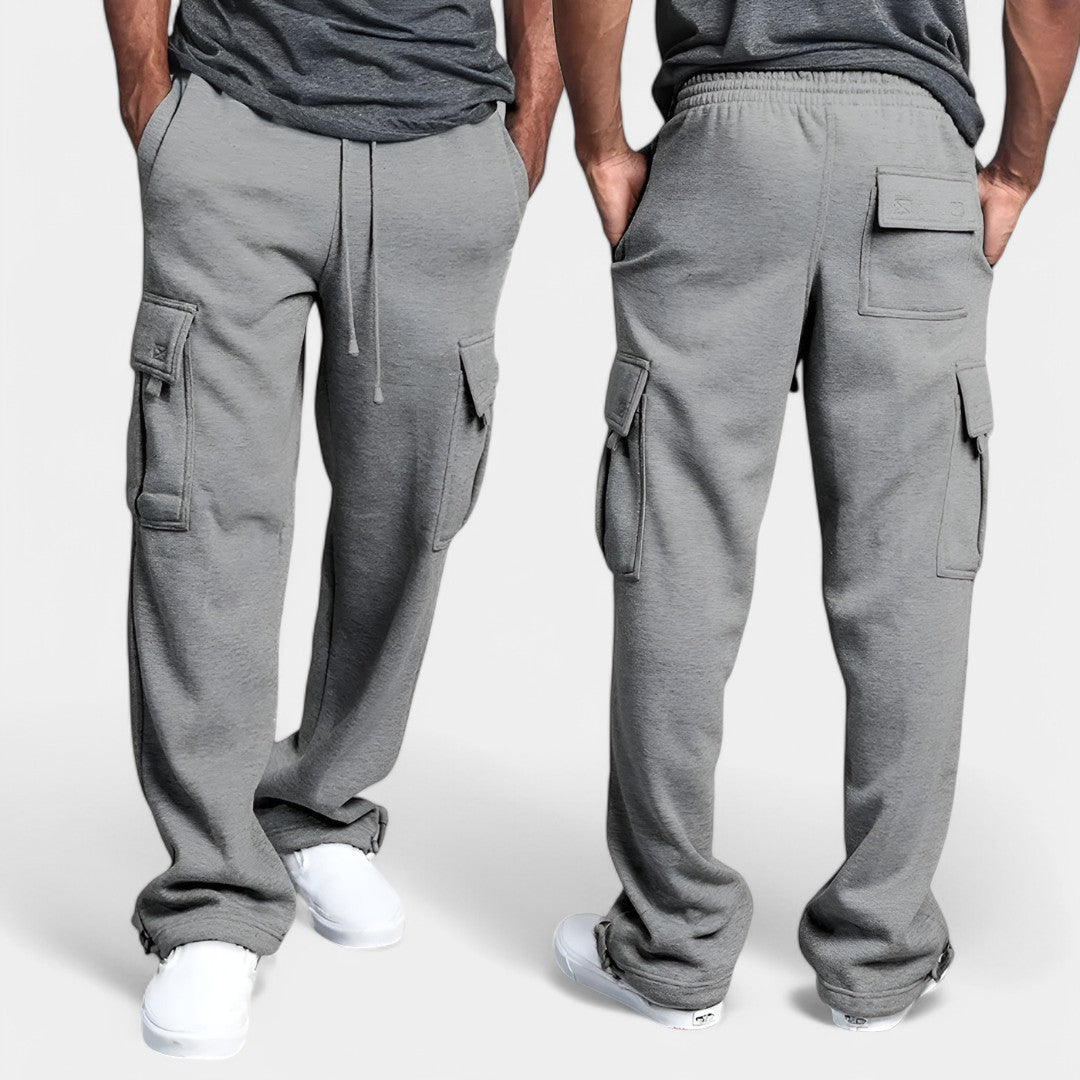 MIRAVO | Lässige Multi-Pocket Jogginghose mit geradem Bein
