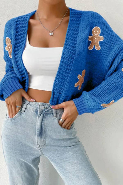 Marianne® | Lässiger Cardigan mit Cookie-Man-Muster