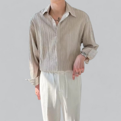 Elegantes Strukturiertes Hemd für Herren