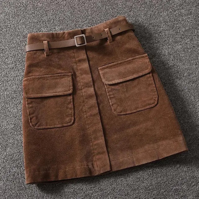 Rock mit Taschen Für Damen