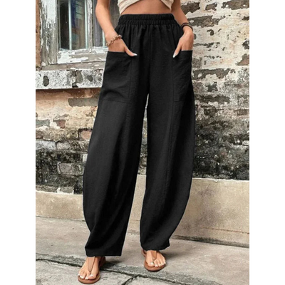 Hose mit Weitem Bein für Damen