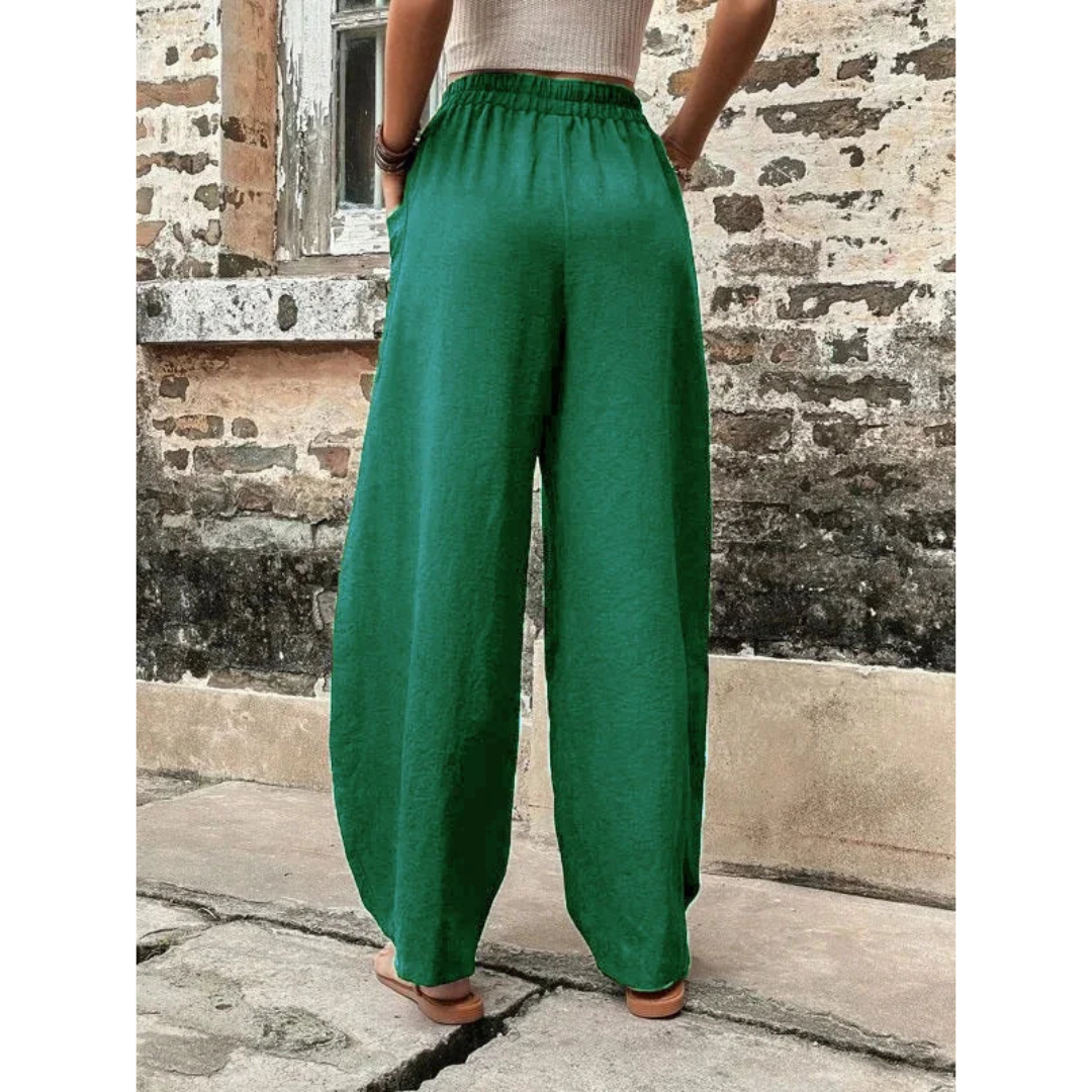 Hose mit Weitem Bein für Damen