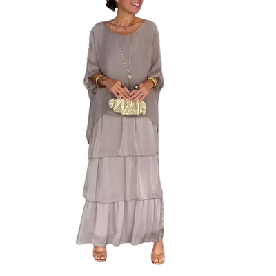 Stufen-Maxikleid für Damen