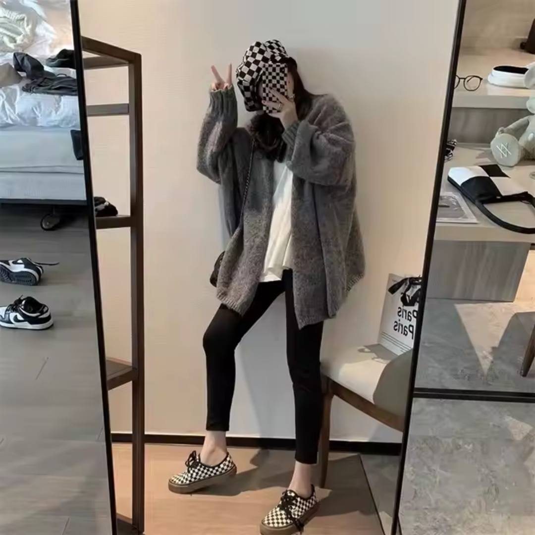 Oversized Strickjacke für Damen