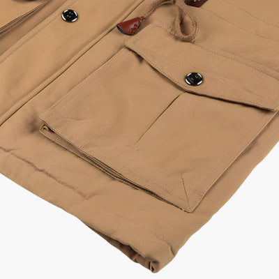 Multi-Pocket Militärjacke für Herren