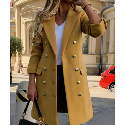 Langer Warmer Wintermantel Für Damen | Button Down