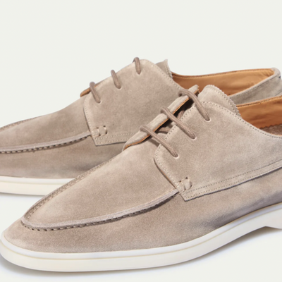 Wildleder-Schnürschuhe für Herren