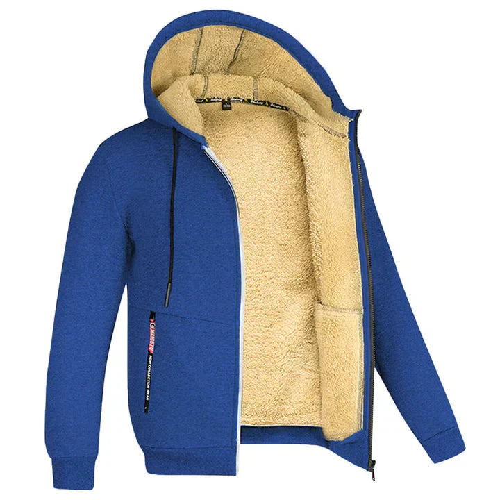 TOMMY - Kapuzenpullover mit Reißverschluss aus Fleece