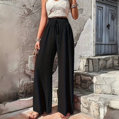 Elastische Weite Hose für Damen