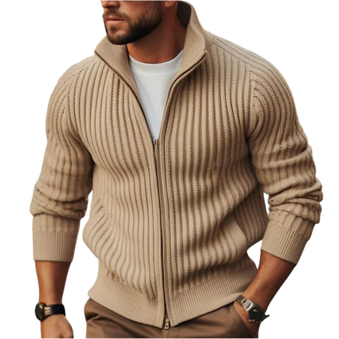 Strickjacke mit Reißverschluss für Herren