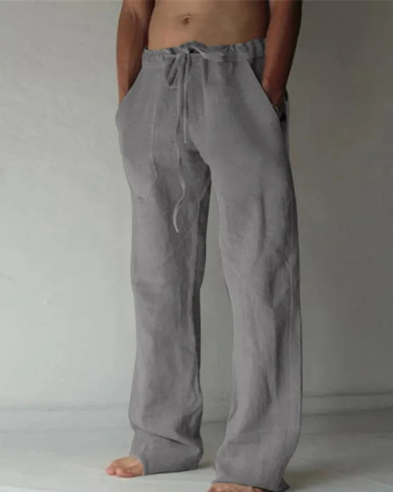 Herren Lässige Kordelzug-Hose | Lockerer Schnitt