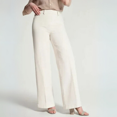 Hoch taillierte Weite Hose für Damen