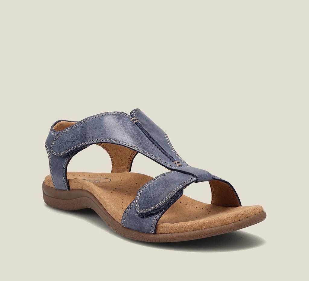 Damen-ledersandalen
