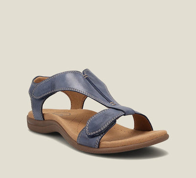 Damen-ledersandalen