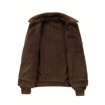 Cordjacke mit weichem Kragen für Herren