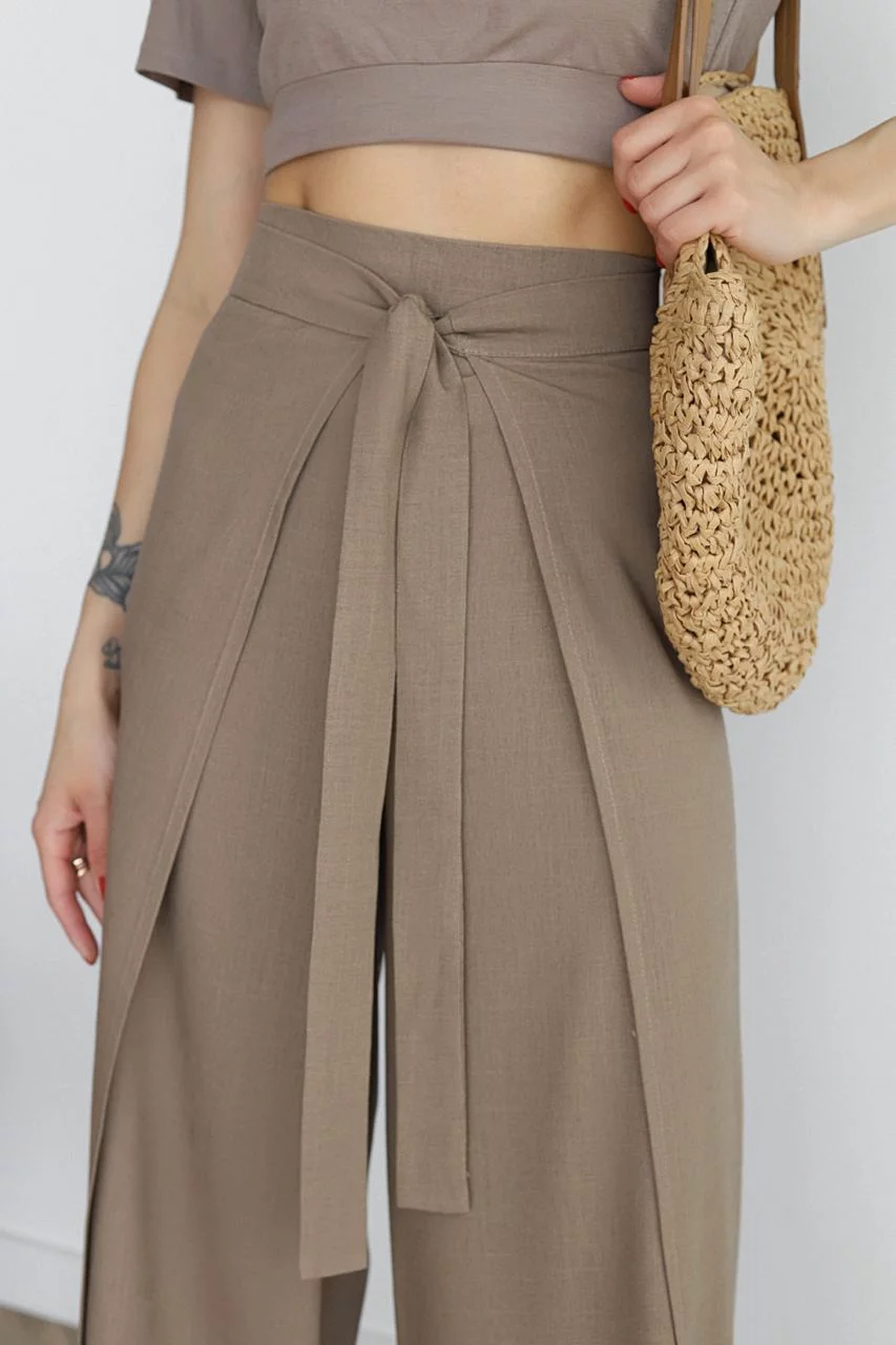Weite leinenhosen für frauen