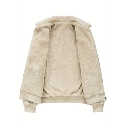 Cordjacke mit weichem Kragen für Herren