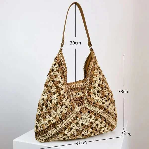 Große Strandtasche Damen – Veganleder, wasserdicht & sanddicht