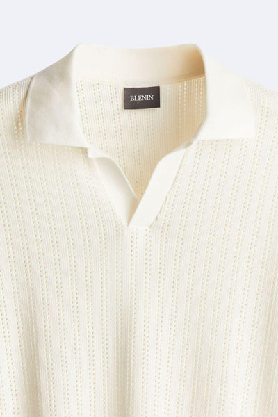 Stilvolles Strick-Poloshirt für einen eleganten Look