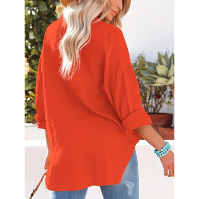 Langärmliges Freizeithemd Für Damen | Button Down