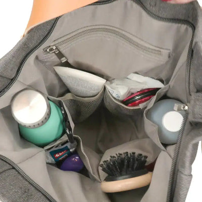 Organisierbare, waschbare Tasche mit mehreren Fächern