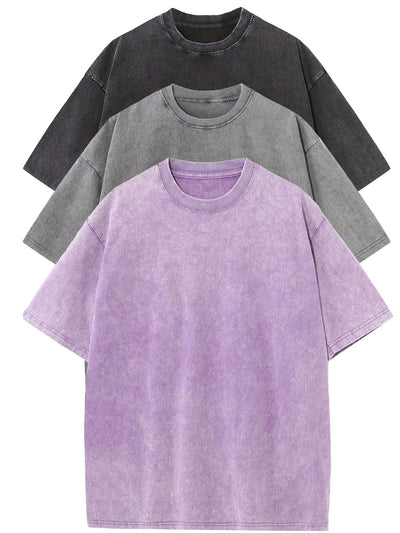 MIRAVO | Oversized Baumwoll-T-Shirt Set – 3er-Pack
