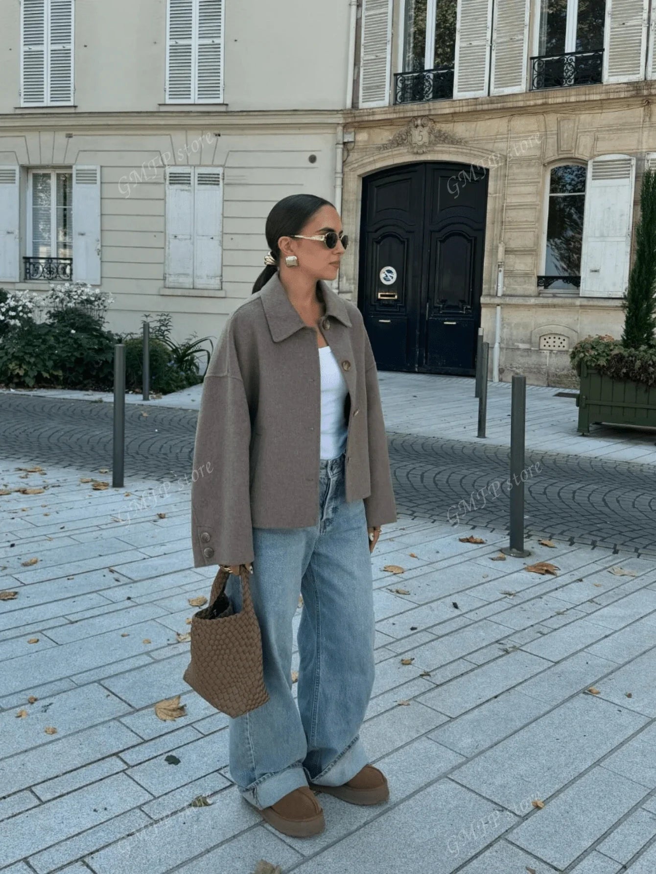 Cropped Wolljacke mit Knopfleiste – Zeitlos, Parisian & Herbstready