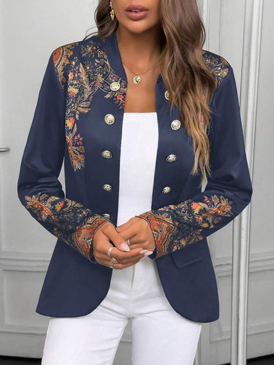 Blazer mit Blumenmuster für Damen
