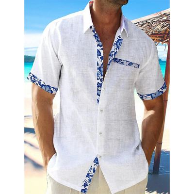 Kurzarmhemd Für Herren Im Sommer | Knopfleiste
