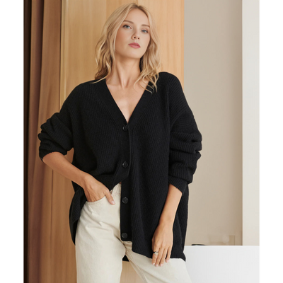 Übergroße Strickjacke für Damen