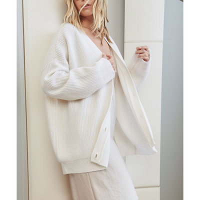 Übergroße Strickjacke für Damen