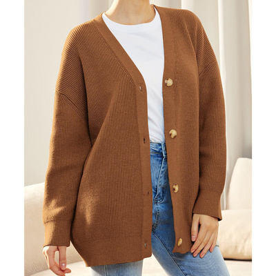 Übergroße Strickjacke für Damen