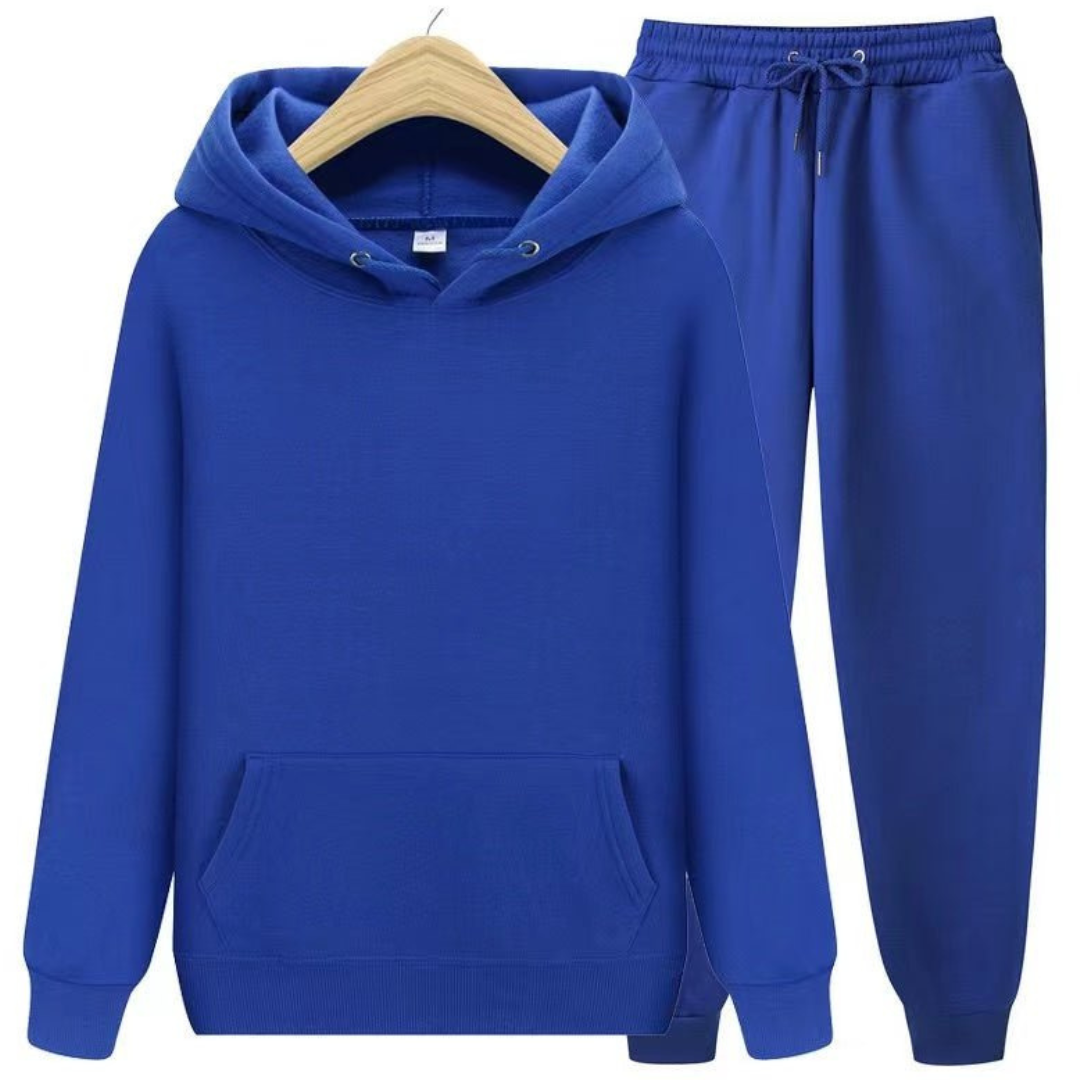 Herren Lässiges Kapuzenpullover Und Jogger Set | Lockerer Schnitt