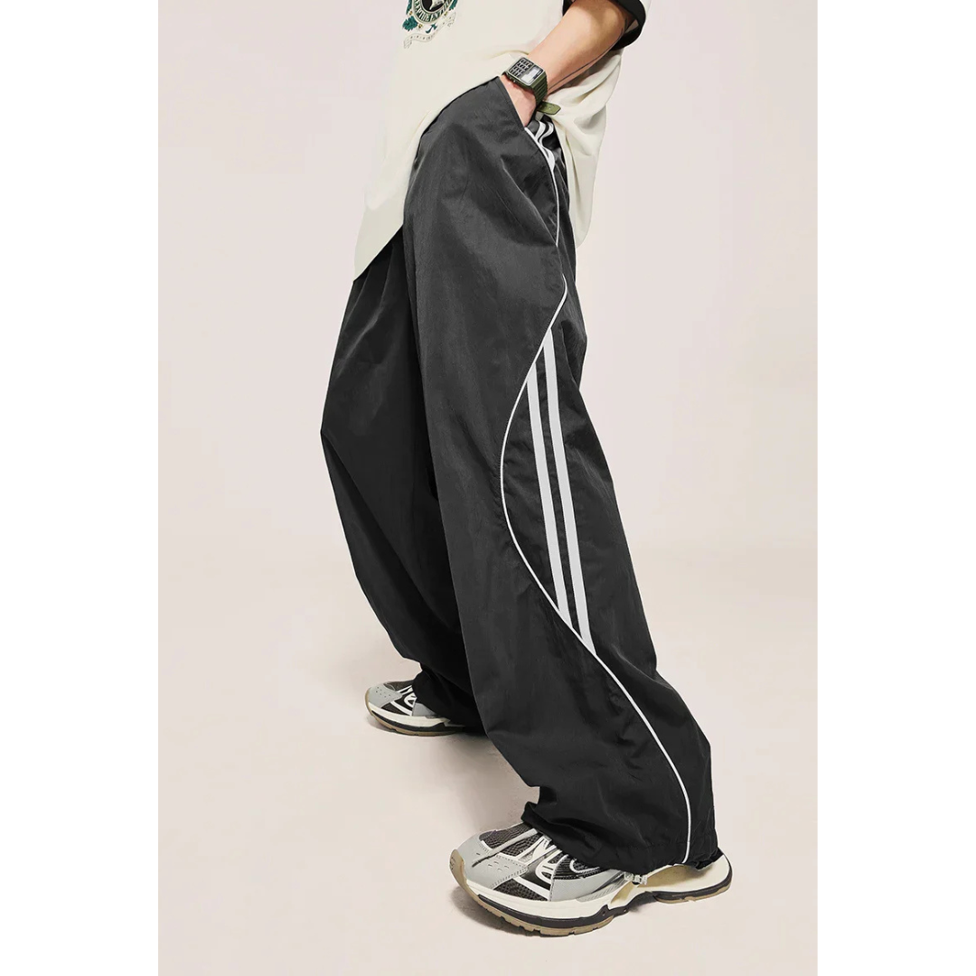 Lässige Herrenhose Mit Weitem Bein | Sportlich